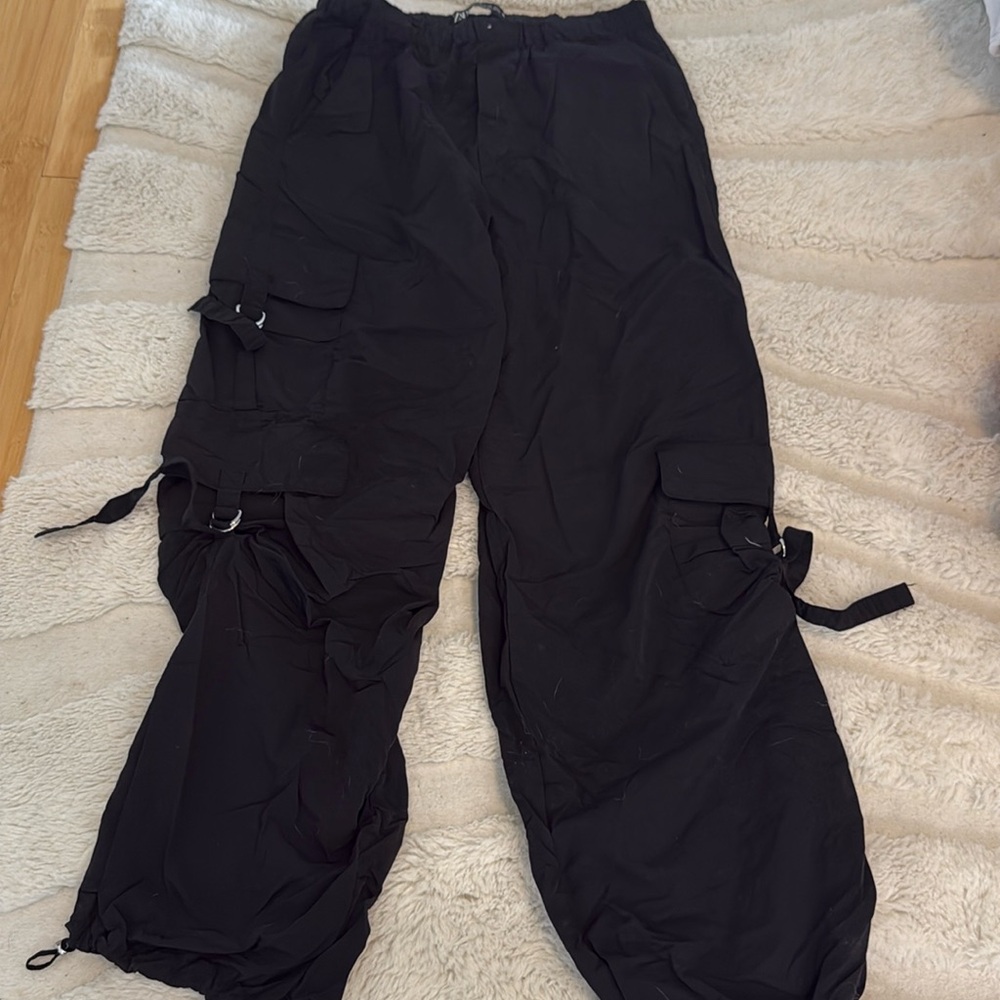 Zara Black Cargo Pants